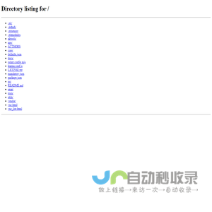 Directory listing for /